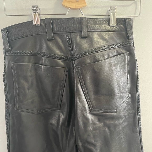 Vintage leather pants - Picture 3 of 6